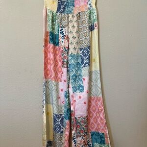 Colorful Patchwork Maxi pants